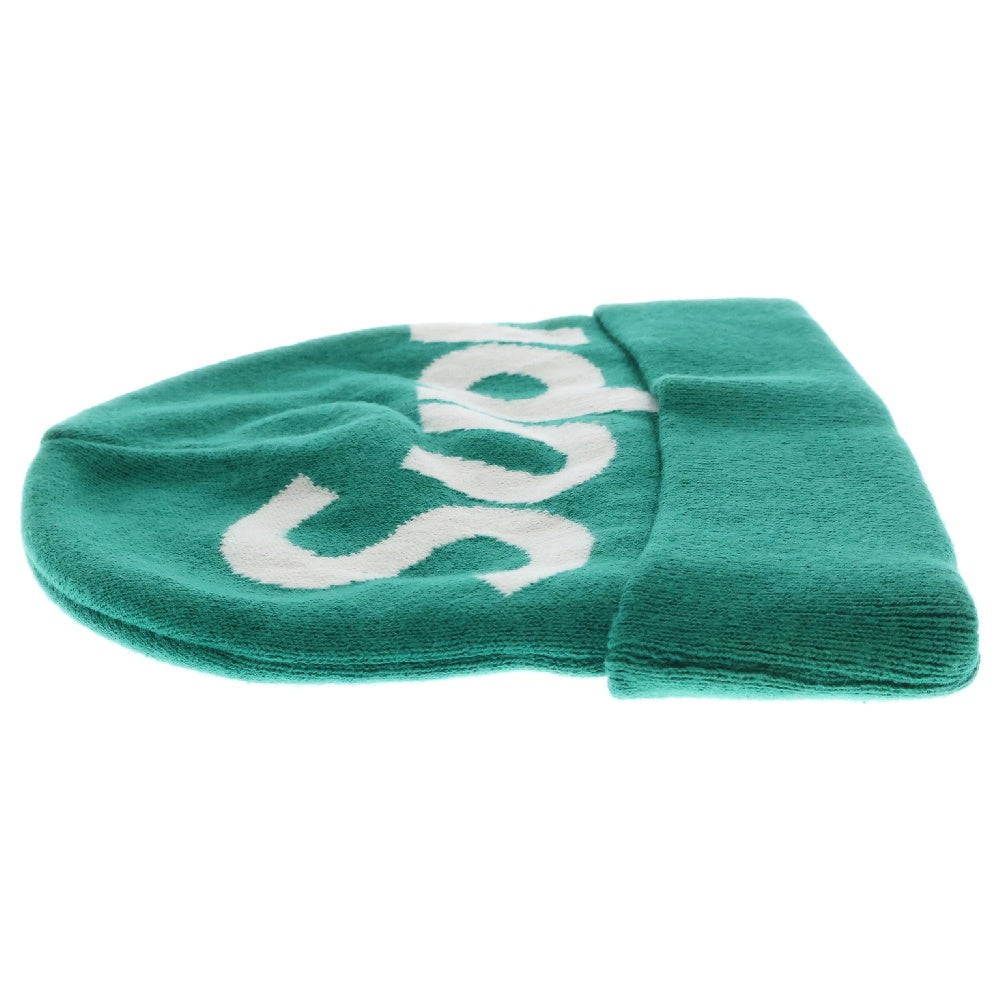 SUPREME(シュプリーム) Big Logo Beanie ビッグロゴ ビーニー ニット 帽子 グリーン