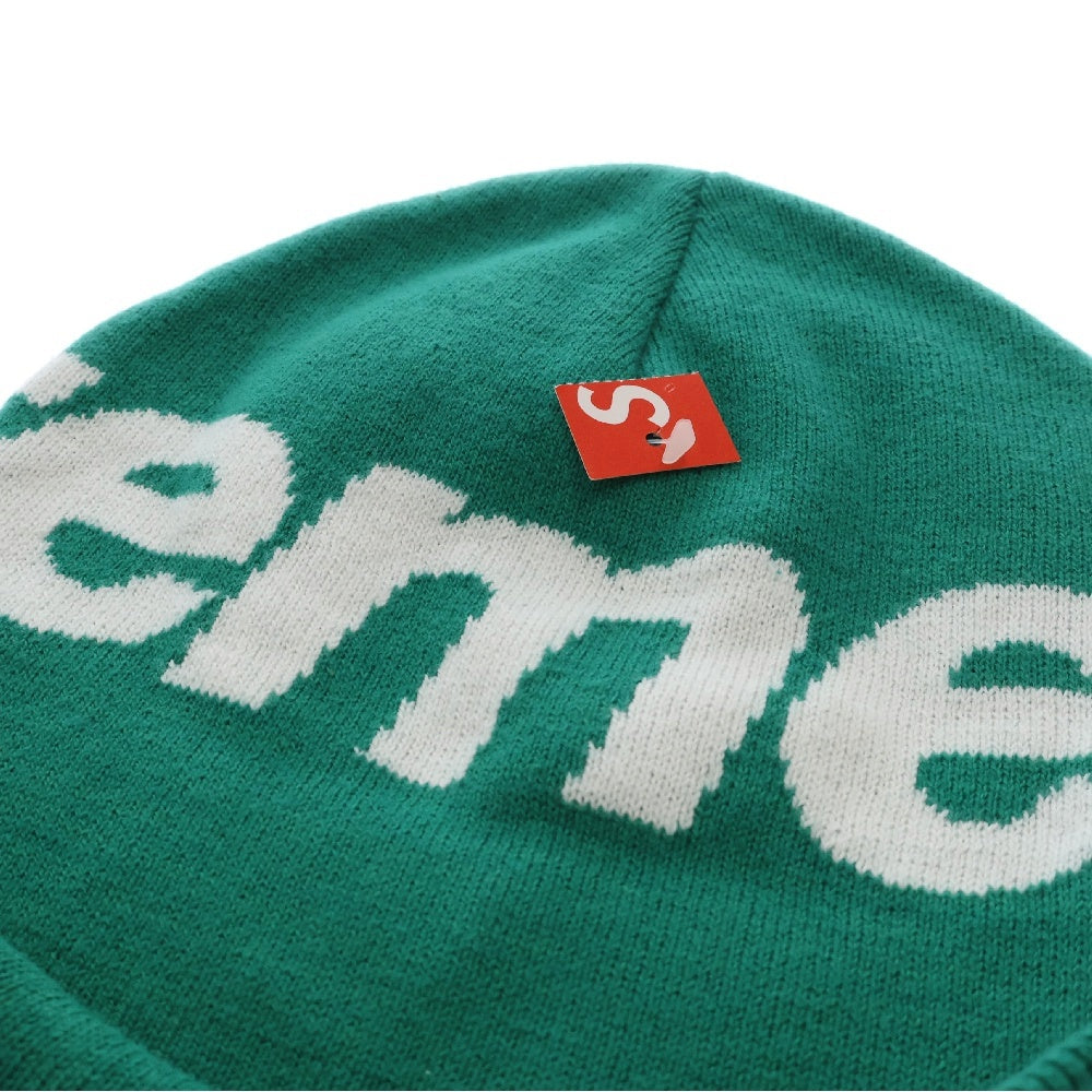 SUPREME(シュプリーム) 19AW Big Logo Beanie ビッグロゴ ビーニー ニット 帽子 グリーン