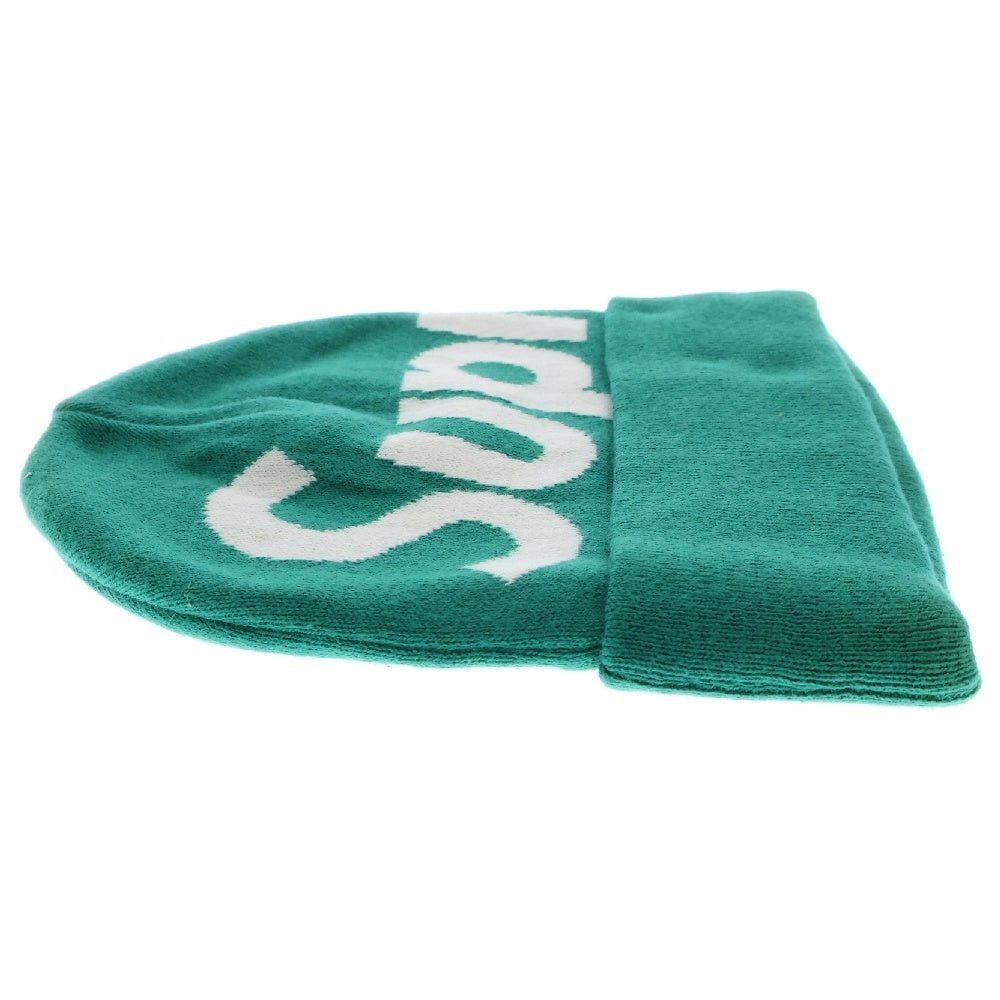 SUPREME(シュプリーム) Big Logo Beanie ビッグロゴ ビーニー ニット 帽子 グリーン