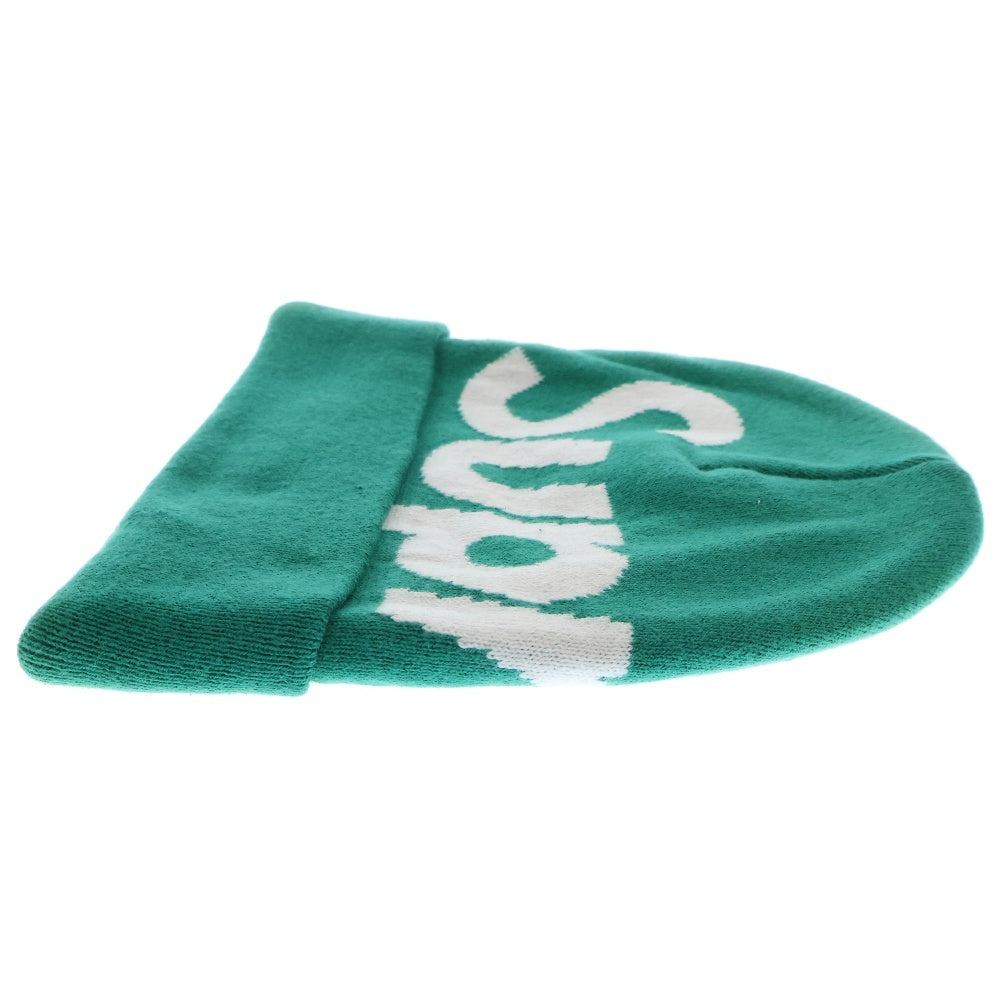 SUPREME(シュプリーム) Big Logo Beanie ビッグロゴ ビーニー ニット 帽子 グリーン