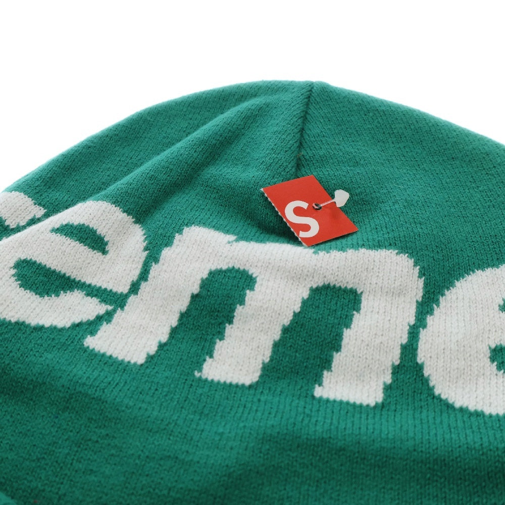 SUPREME(シュプリーム) Big Logo Beanie ビッグロゴ ビーニー ニット 帽子 グリーン