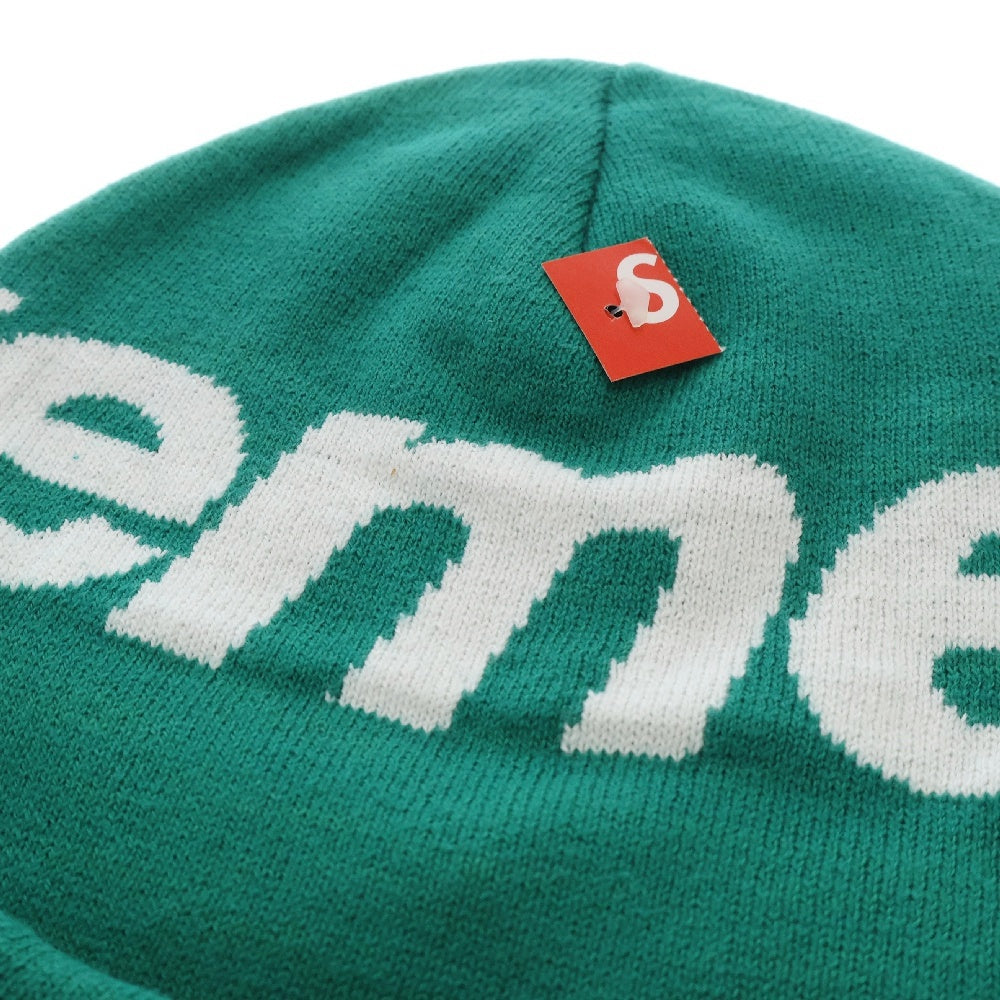 SUPREME(シュプリーム) Big Logo Beanie ビッグロゴ ビーニー ニット 帽子 グリーン