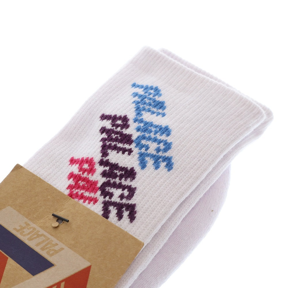 Palace Skateboards(パレススケートボーズ) REPEAT FONT SOCK リピート フォント ソックス 靴下 ホワイト