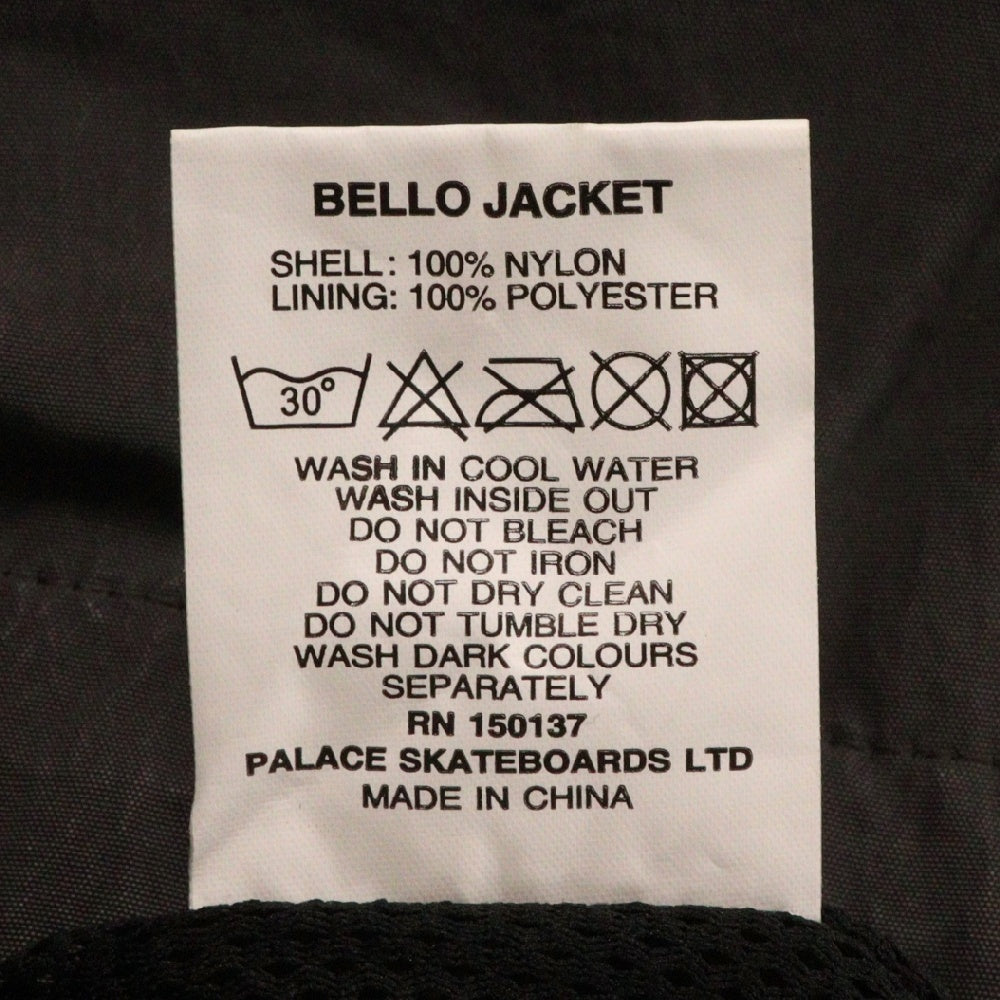 Palace Skateboards(パレススケートボーズ) 18AW BELLO JACKET ナイロン ジップアップ ジャケット グレー P15JK031