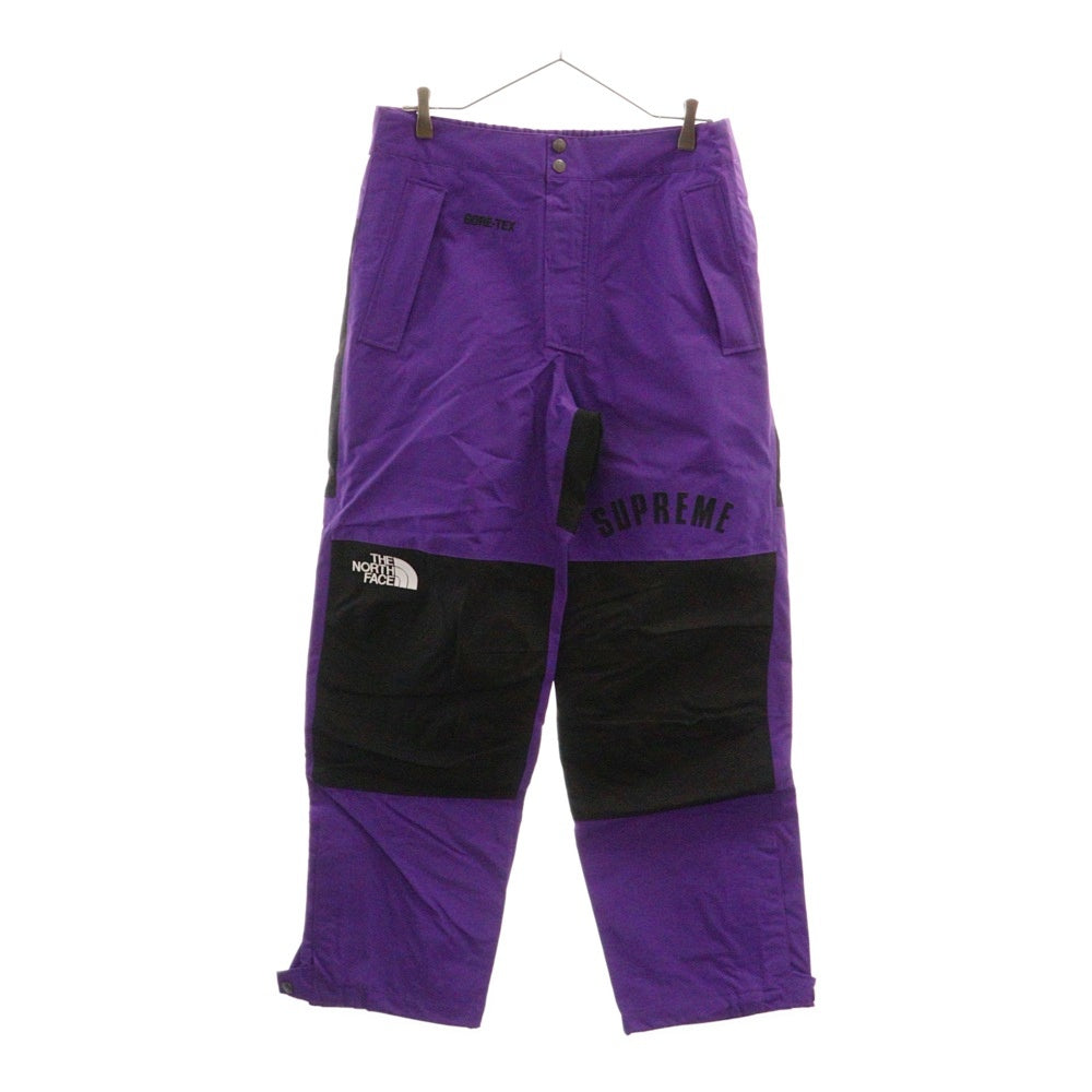 SUPREME(シュプリーム) 19SS ×THE NORTH FACE Arc Logo Mountain Pant ノースフェイス アーチロゴナイロンゴアテックスロングパンツ パープル