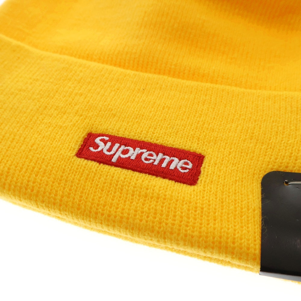 SUPREME(シュプリーム) 18AW NEW ERA Script Beanie スクリプトロゴニットビーニー イエロー