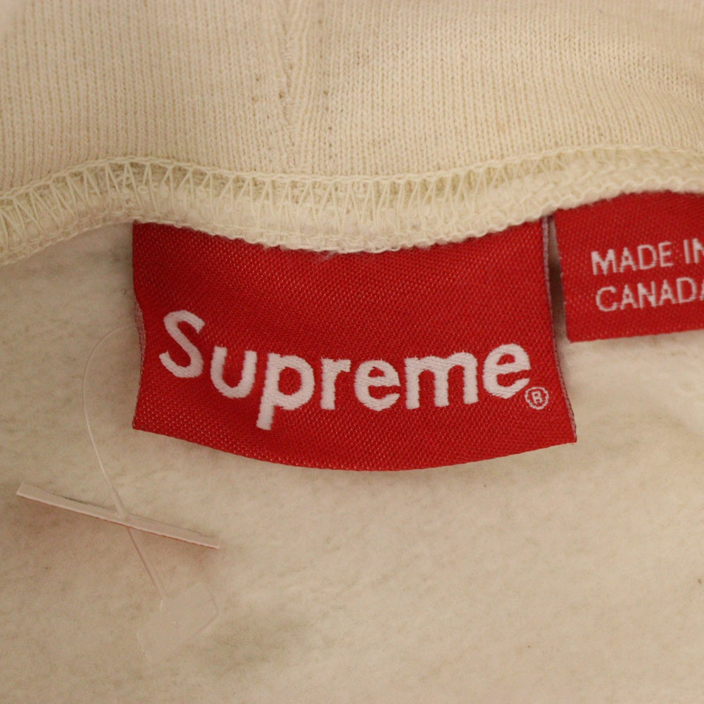 SUPREME(シュプリーム) 19SS Blockbuster Hooded Sweatshirt ブロックバスターフーディー スウェット プルオーバーパーカー アイボリー