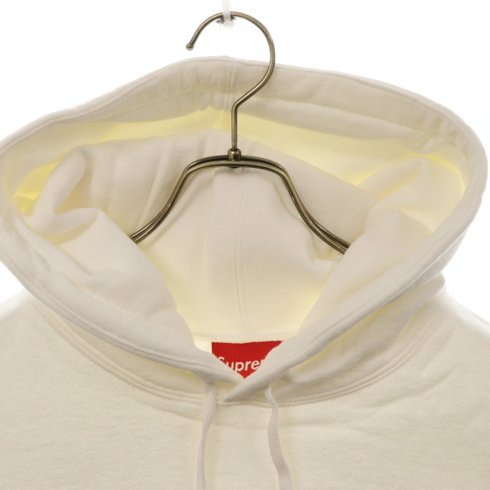 SUPREME(シュプリーム) 19SS Blockbuster Hooded Sweatshirt ブロックバスターフーディー スウェット プルオーバーパーカー ホワイト