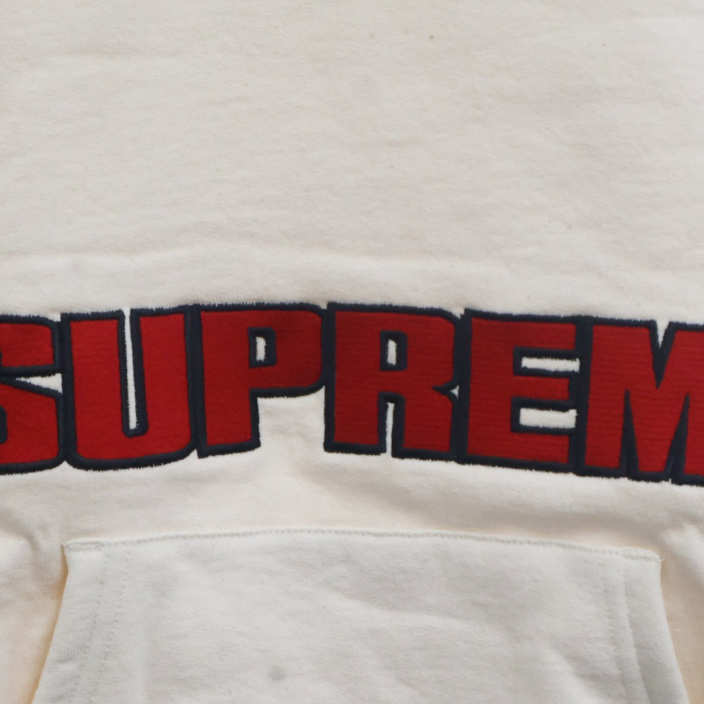 SUPREME(シュプリーム) 19SS Blockbuster Hooded Sweatshirt ブロックバスターフーディー スウェット プルオーバーパーカー アイボリー