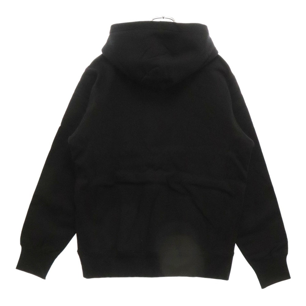 SUPREME(シュプリーム) 17AW Paisley Fuck Em All Hooded Sweatshirt ペイズリーロゴワッペン スウェットプルオーバーパーカー ブラック