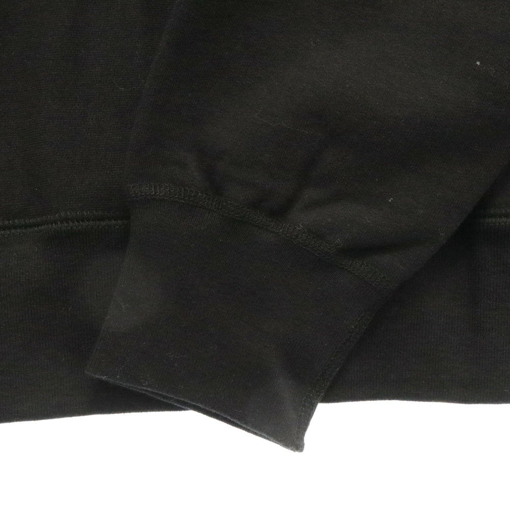 SUPREME(シュプリーム) 17AW Paisley Fuck Em All Hooded Sweatshirt ペイズリーロゴワッペン スウェットプルオーバーパーカー ブラック