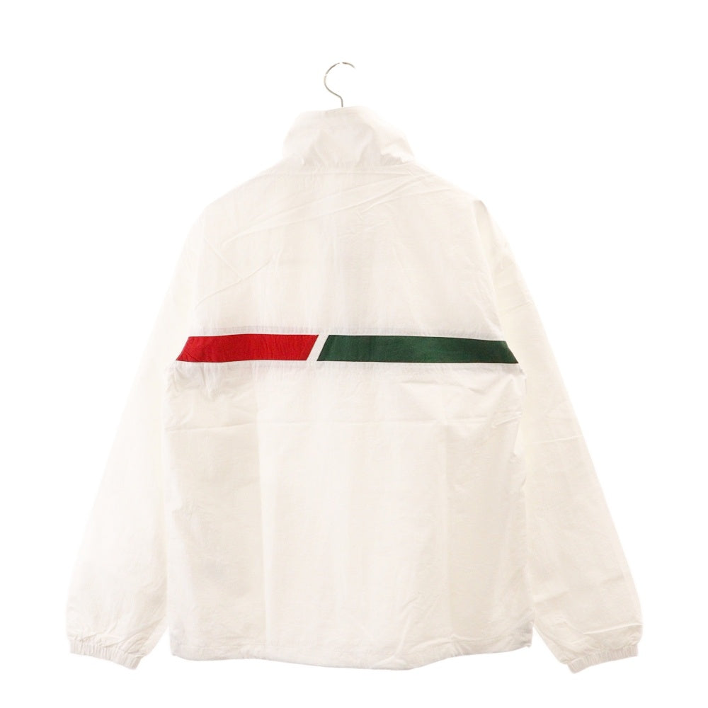 Palace Skateboards(パレススケートボーズ) 18AW SLANT SHELL TOP シェル ロゴプリント ジップアップ ナイロンジャケット ホワイト P15SS020