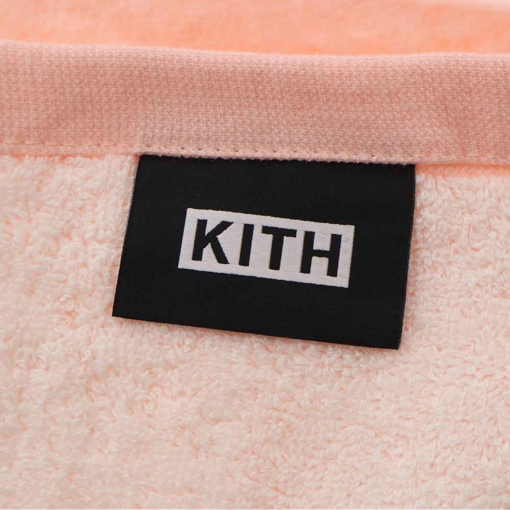 KITH(キス) Box Logo Beach Towel ロゴビーチタオル ピンク