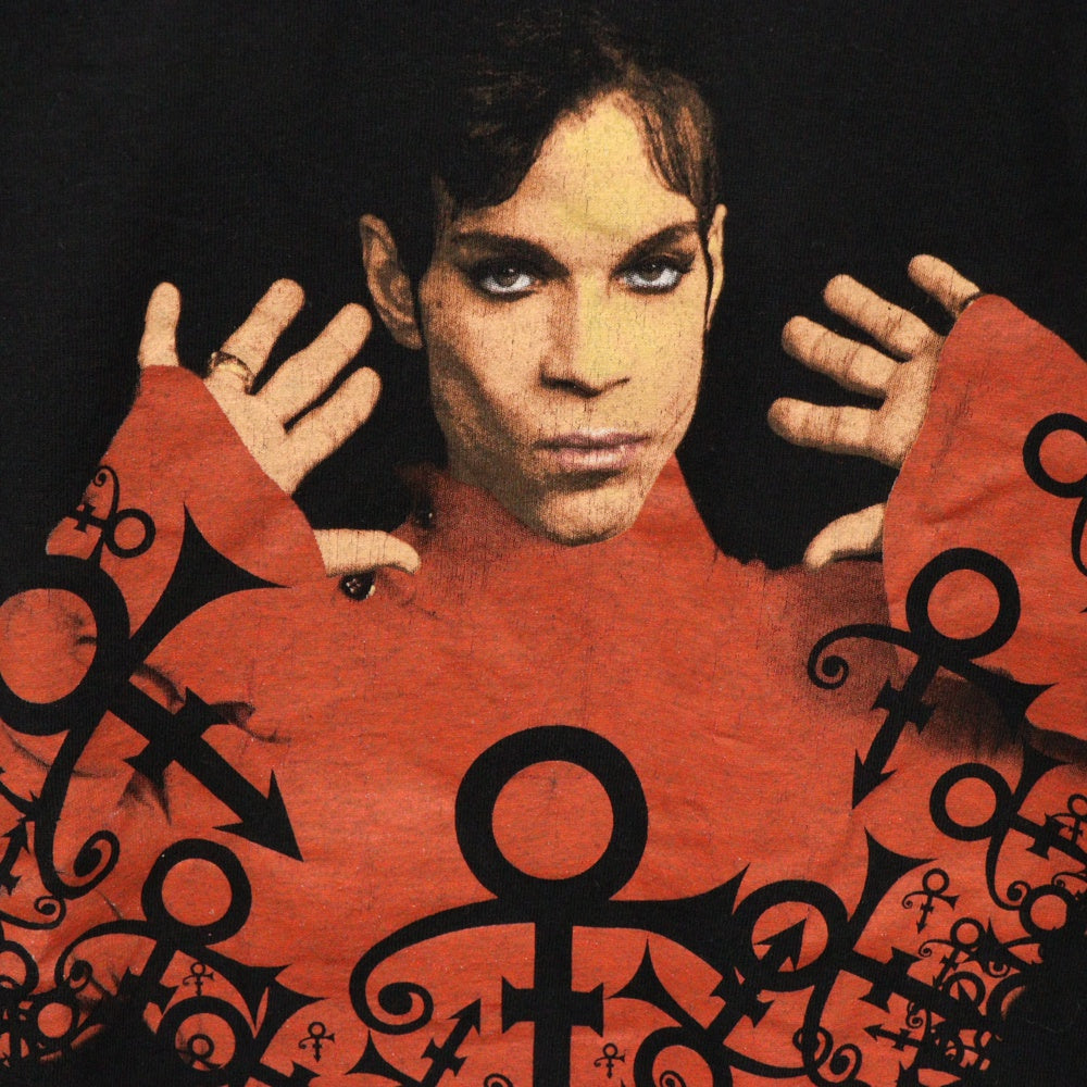 VINTAGE(ヴィンテージ) 90S VINTAGE PRINCE PHOTO TEE ヴィンテージ プリンス フォト プリント モックネック 半袖Tシャツ カットソー ブラック