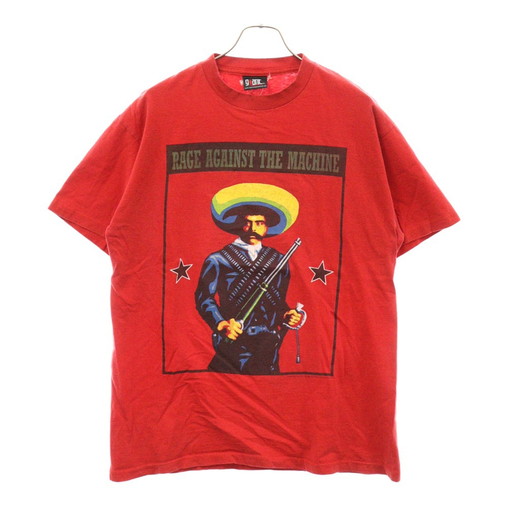 VINTAGE(ヴィンテージ) 00S VINTAGE RAGE AGAINST THE MACHINE EMILIANO ZEPATA ヴィンテージ レイジアゲインストザマシーン 半袖Tシャツ カットソー レッド