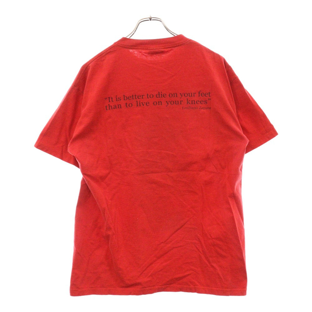 VINTAGE(ヴィンテージ) 00S VINTAGE RAGE AGAINST THE MACHINE EMILIANO ZEPATA ヴィンテージ レイジアゲインストザマシーン 半袖Tシャツ カットソー レッド