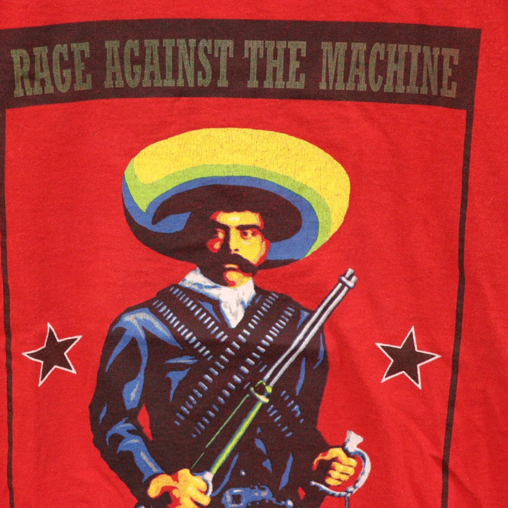 VINTAGE(ヴィンテージ) 00S VINTAGE RAGE AGAINST THE MACHINE EMILIANO ZEPATA ヴィンテージ レイジアゲインストザマシーン 半袖Tシャツ カットソー レッド