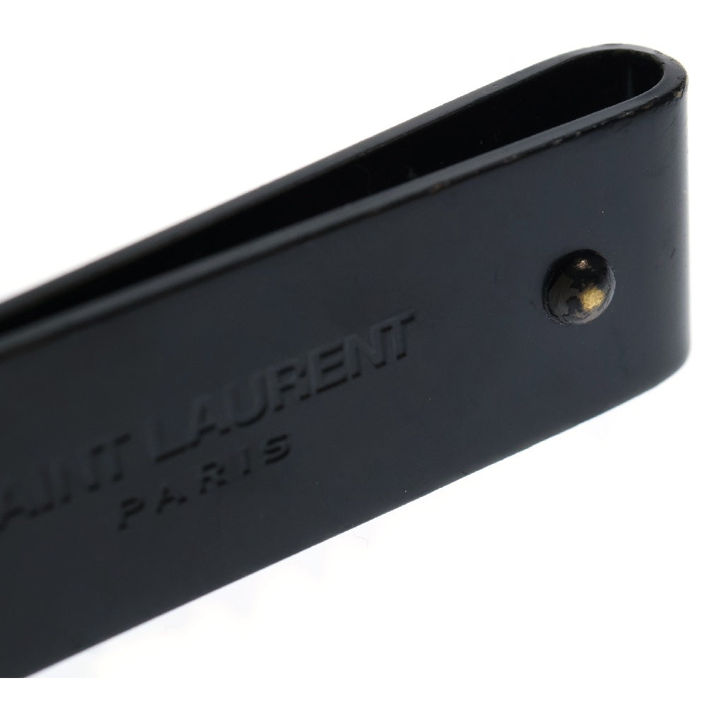 SAINT LAURENT PARIS(サンローランパリ) ID ビルクリップ ロゴ メタル マネークリップ ブラック 485362
