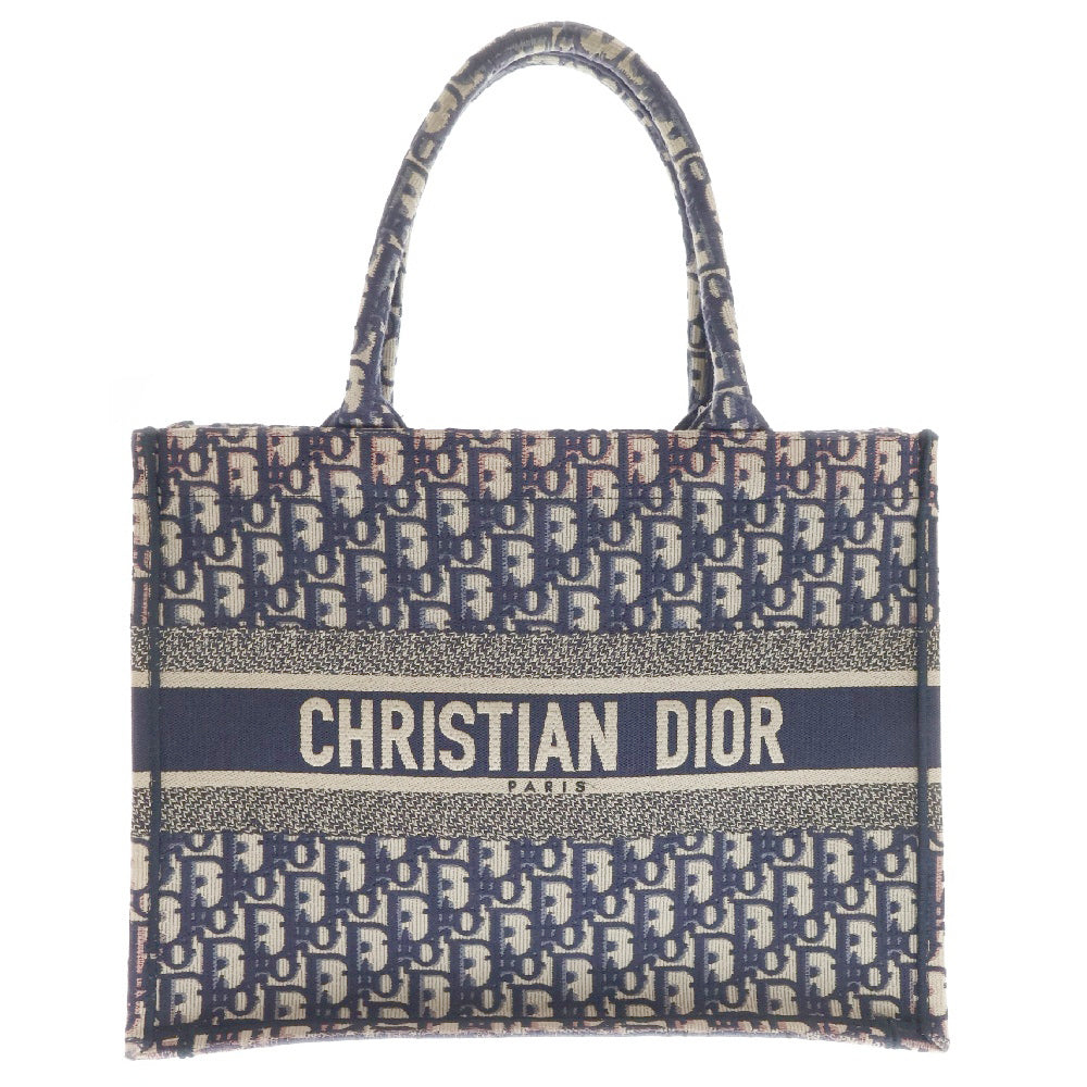 DIOR(ディオール) OBLIQUE BOOK TOTE オブリーク ブック トート ミディアム ネイビー M1296ZRIW 50-MA-0159