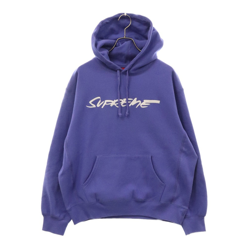 SUPREME(シュプリーム) 24SS Futura Logo Hooded Sweatshirt フューチュラロゴ スウェット プルオーバーパーカー パープル