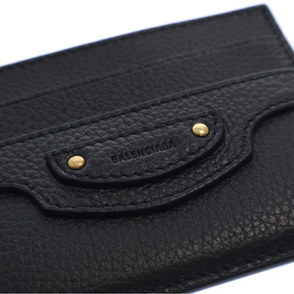 BALENCIAGA(バレンシアガ) ネオクラシック レザー カードケース カード入れ パスケース ブラック 640109