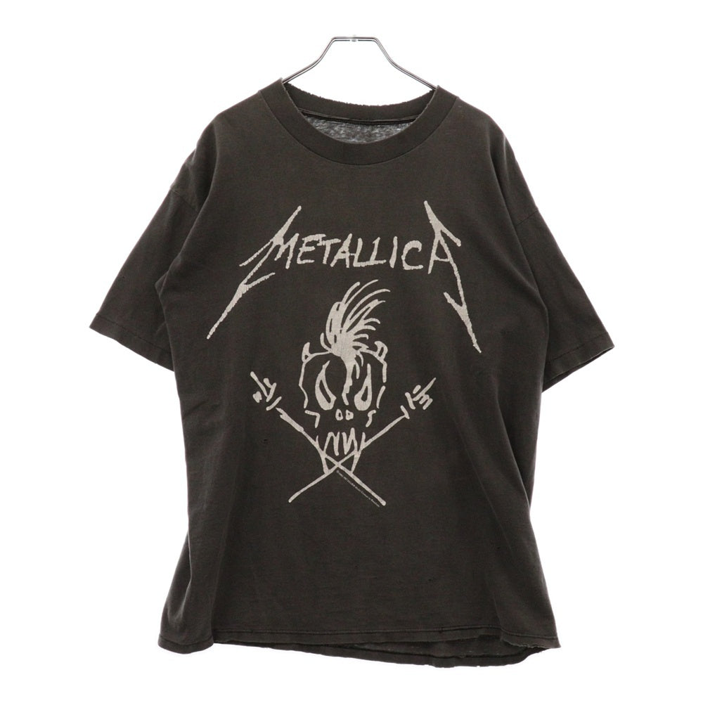 VINTAGE(ヴィンテージ) 90s ヴィンテージ メタリカ ノーウェア ヨーロッパツアー プリント 半袖Tシャツカットソー チャコール