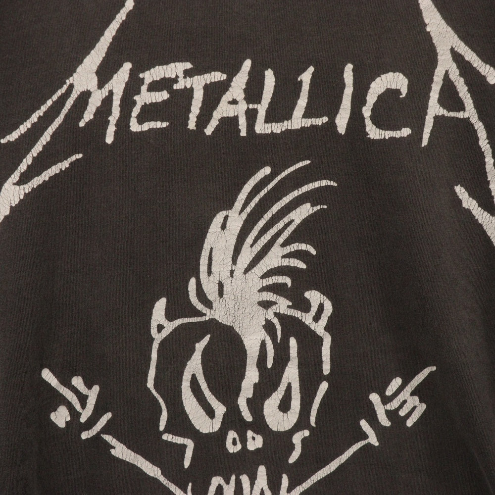VINTAGE(ヴィンテージ) 90s ヴィンテージ メタリカ ノーウェア ヨーロッパツアー プリント 半袖Tシャツカットソー チャコール