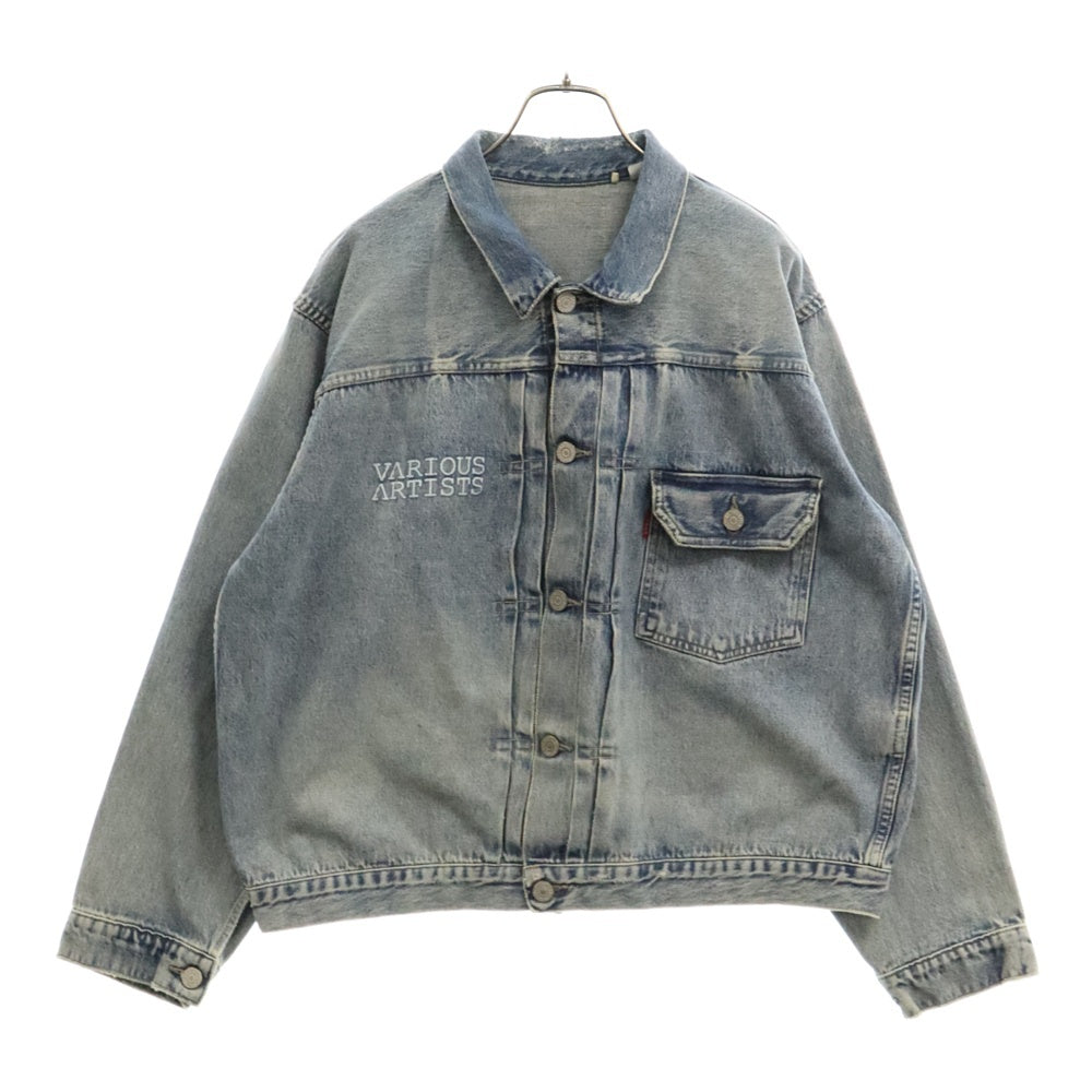 V.A.(ヴイエー) LEVI'S VINTAGE CLOTHING 1936's TYPE1 JACKET V.A. Custom バックV.A. プリント トラッカージャケット リーバイス デニム ジャケット インディゴ