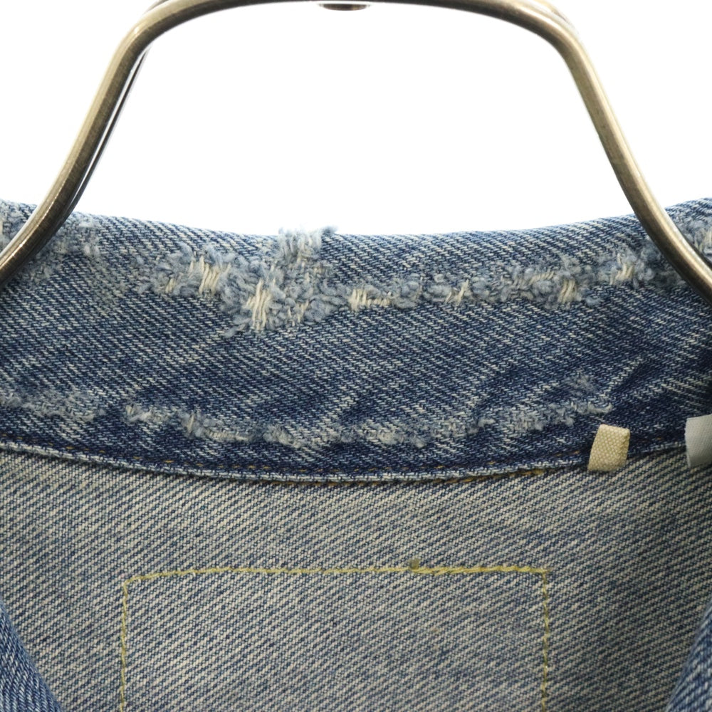 V.A.(ヴイエー) LEVI'S VINTAGE CLOTHING 1936's TYPE1 JACKET V.A. Custom バックV.A. プリント トラッカージャケット リーバイス デニム ジャケット インディゴ