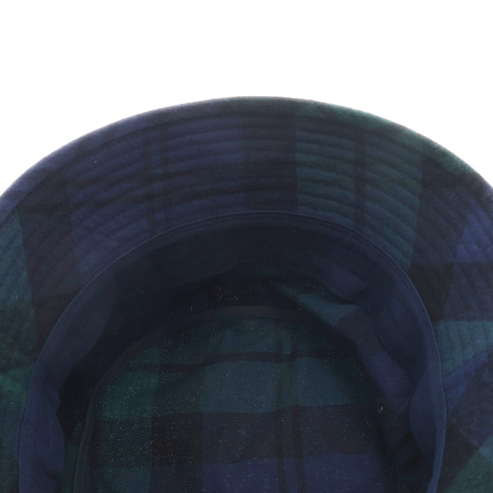 WTAPS(ダブルタップス) 22AW JUNGLE 01 HAT COTTON. FLANNEL. TEXTILE. CRST GREEN チェック柄 バケットハット グリーン 222HCDT-HT12