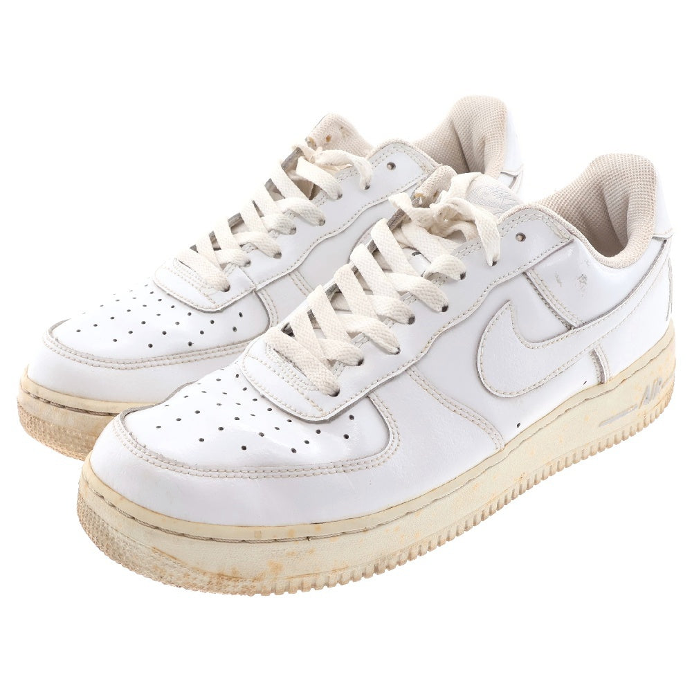 NIKE(ナイキ) 【観賞用 2003年製】 AIR FORCE 1 SHEED LOW エアフォース1 ロー ラシード ウォーレス ローカットスニーカー ホワイト US10.5/28.5cm 306347-111