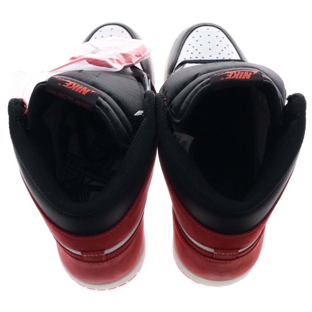NIKE(ナイキ) AIR JORDAN 1 RETRO HIGH OG TRACK RED エアジョーダン 1 レトロ トラックレッド ハイカットスニーカー ホワイト/レッド/ブラック US10/28cm 555088-112