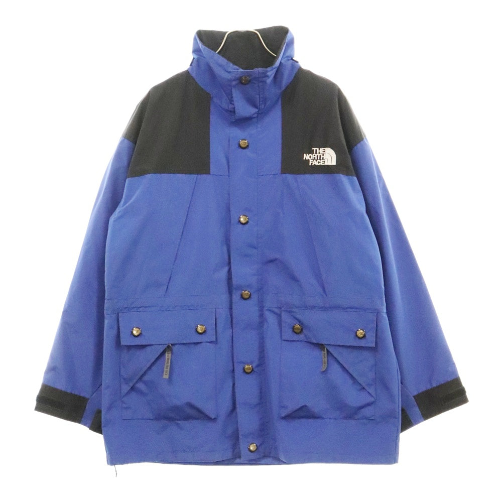 THE NORTH FACE(ザノースフェイス) 90s VINTAGE GORE-TEX ヴィンテージ ゴアテックス ロゴ刺繍 ナイロン マウンテンライン パーカー ジャケット ブルー