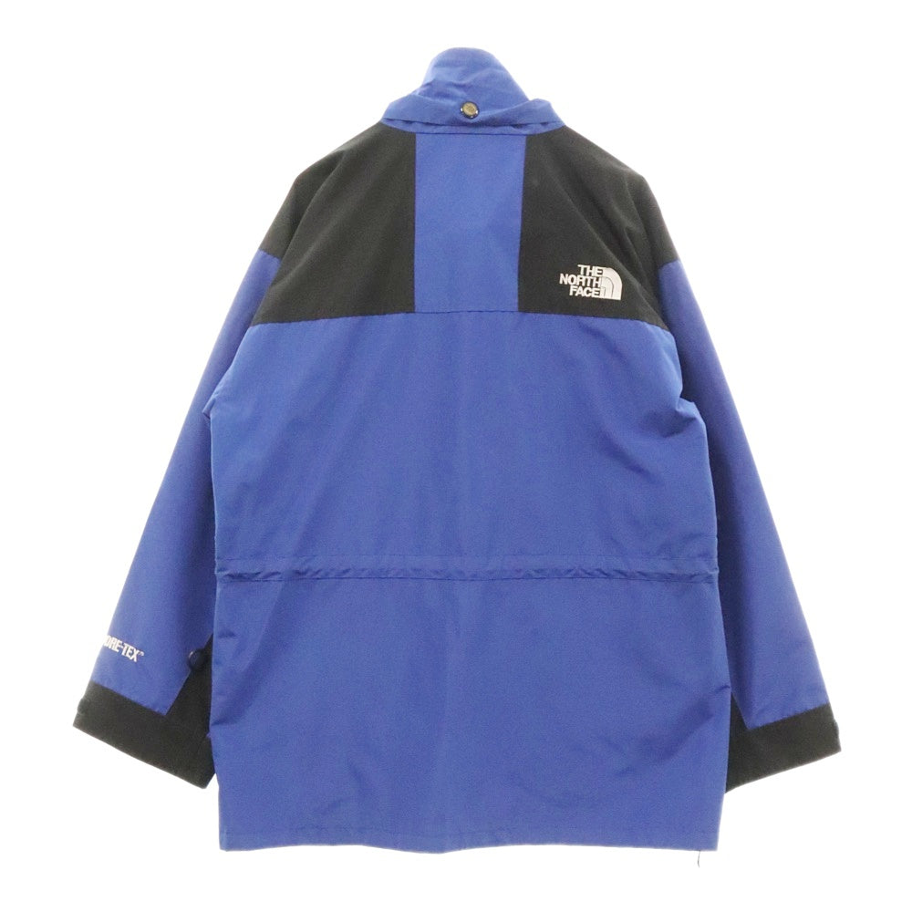 THE NORTH FACE(ザノースフェイス) 90s VINTAGE GORE-TEX ヴィンテージ ゴアテックス ロゴ刺繍 ナイロン マウンテンライン パーカー ジャケット ブルー