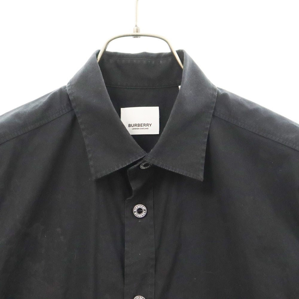 BURBERRY(バーバリー) コットンロングスリーブシャツ 長袖シャツ ブラック 8028876