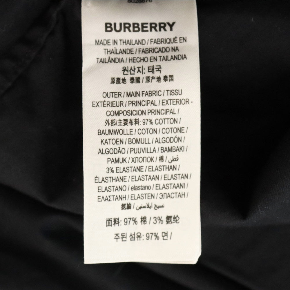 BURBERRY(バーバリー) コットンロングスリーブシャツ 長袖シャツ ブラック 8028876