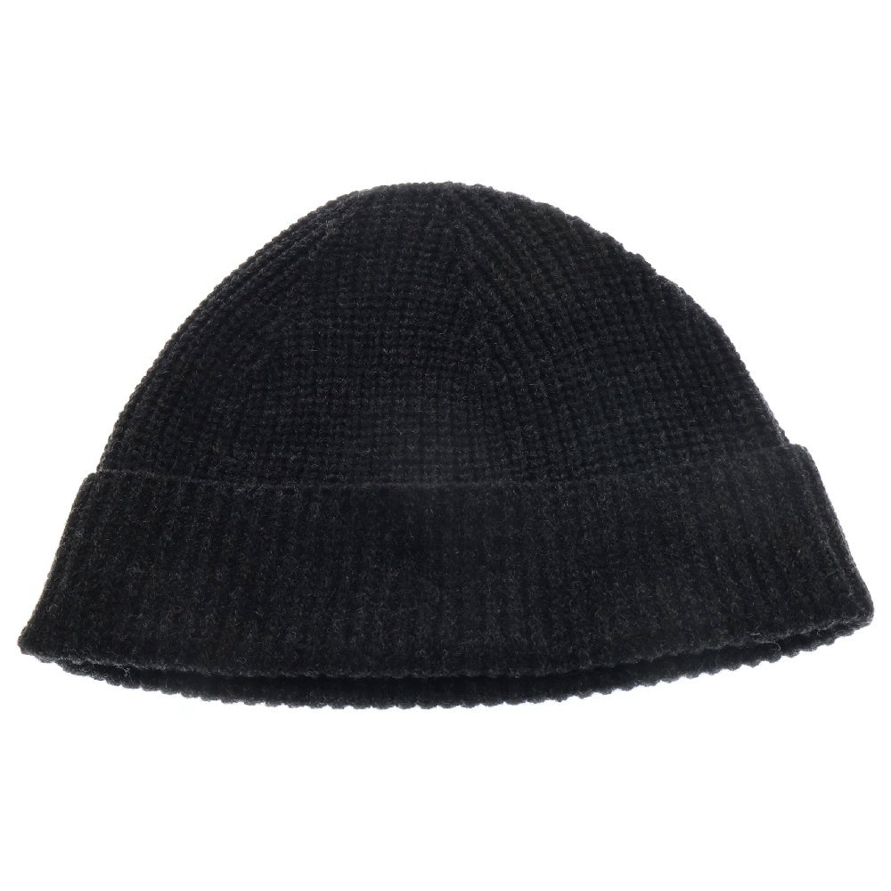 MASSES(マシス) KNIT BEANIE ビーニー ニット帽 帽子 チャコールグレー