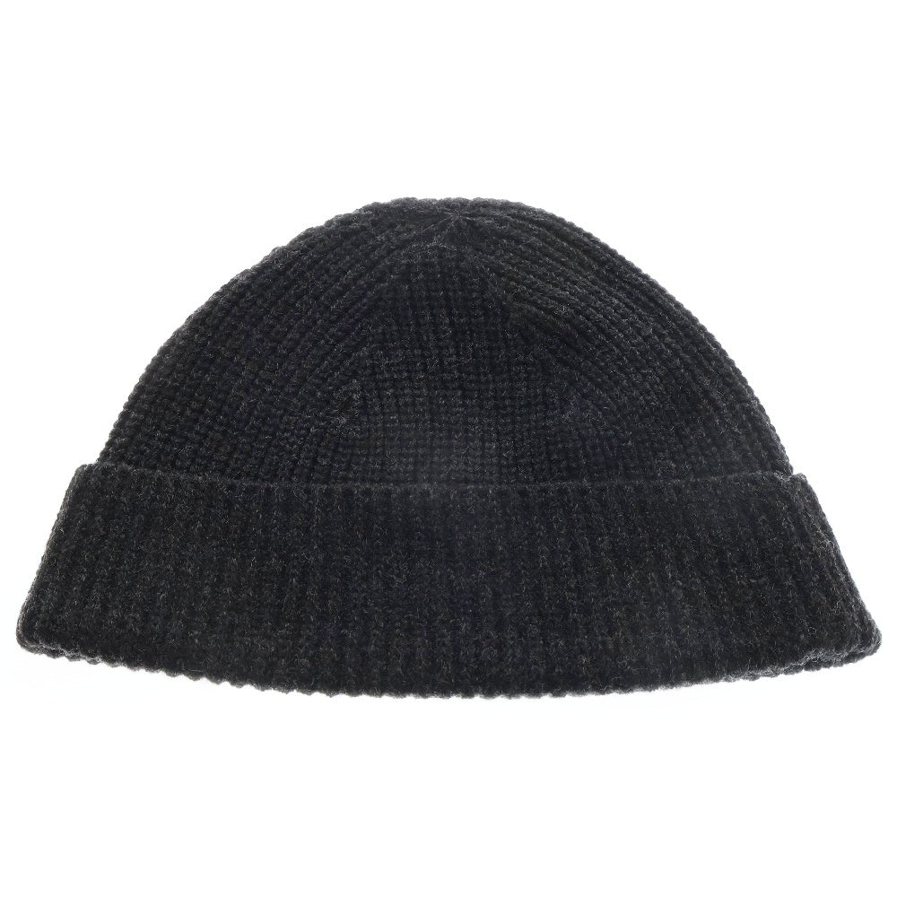 MASSES(マシス) KNIT BEANIE ビーニー ニット帽 帽子 チャコールグレー
