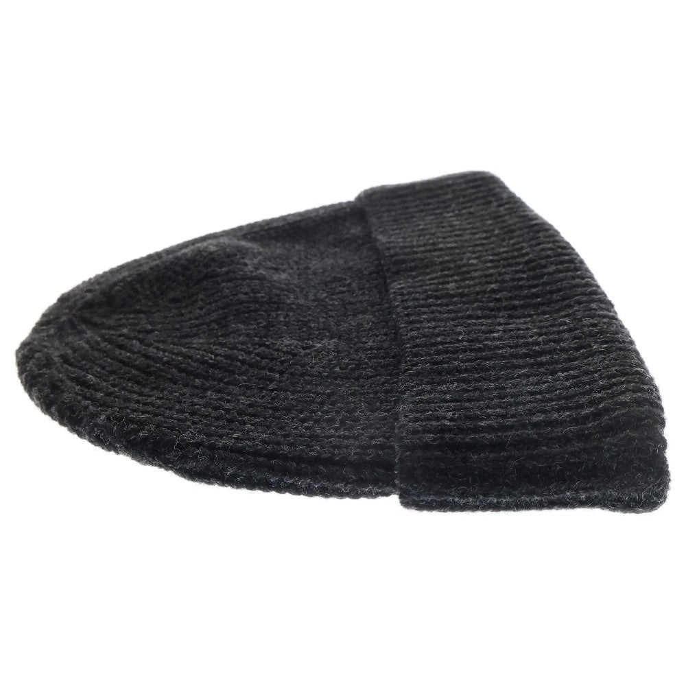 MASSES(マシス) KNIT BEANIE ビーニー ニット帽 帽子 チャコールグレー