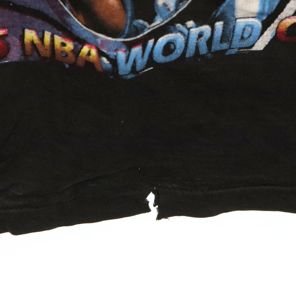 VINTAGE(ヴィンテージ) 90s VINTAGE NBA CHICAGO BULLS 4 TIMES WORLD CHAMPION GREATEST TEAM EVER ヴィンテージ シカゴブルズ ワールドチャンピオン 両面プリント 半袖Tシャツ