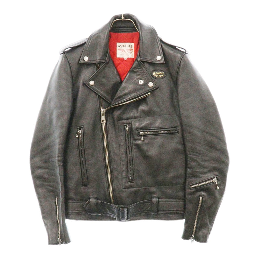 Lewis Leathers(ルイスレザー) BRONX JACKET ブロンクス レギュラーフィット カウハイド レザー ダブルライダースジャケット ブラック