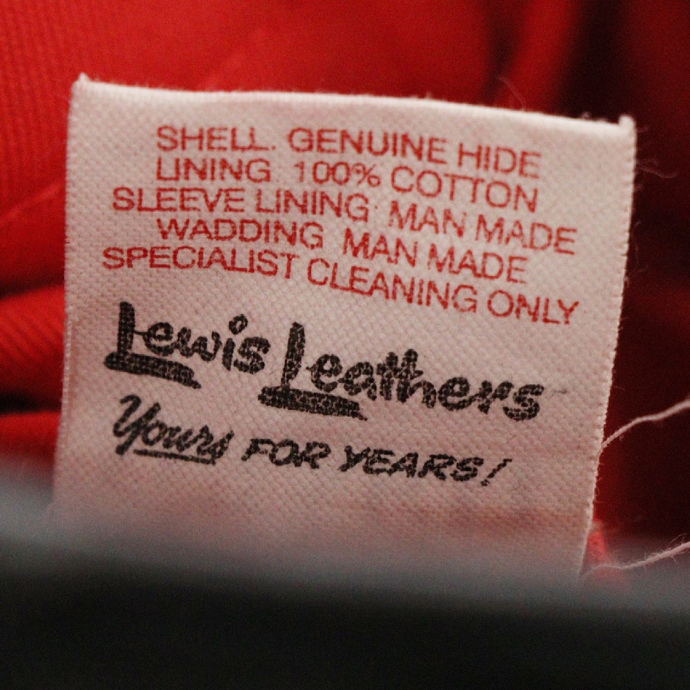 Lewis Leathers(ルイスレザー) BRONX JACKET ブロンクス レギュラーフィット カウハイド レザー ダブルライダースジャケット ブラック