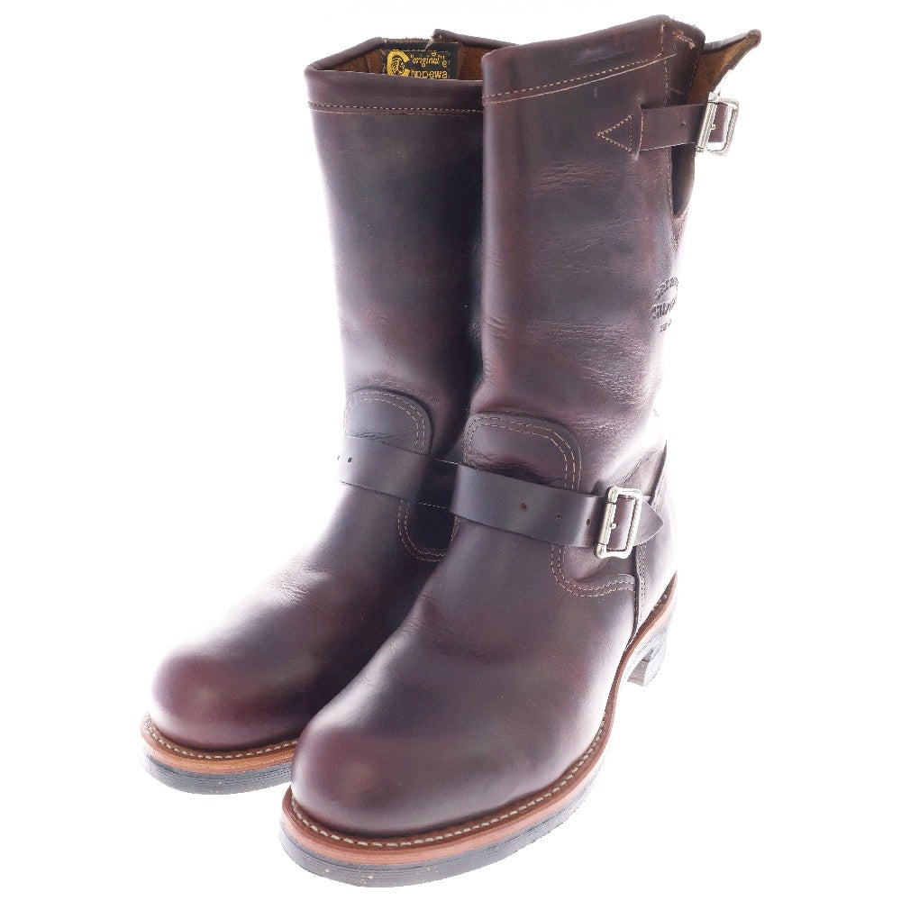 CHIPPEWA(チペワ) 11inch ORIGINAL STEEL TOE ENGINEER BOOTS 11インチ スチールトゥ エンジニアブーツ バーガンディー US8.5E/25.7cm 1901M04