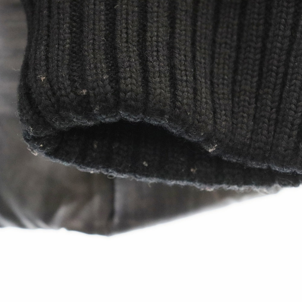 Y-3(ワイスリー) カラーニット チェック ナイロンダウンジャケット ブラック A3H001 レディース