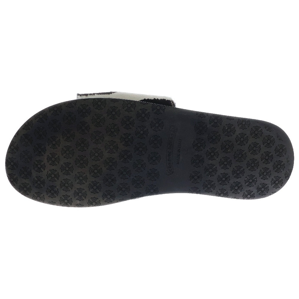 CHROME HEARTS(クロムハーツ) CH SLIDE LEATHER SANDALS FILIGREE PLUS スライドレザーサンダル フィリグリープラス CHプラス ハラコ ゼブラ ストライプ レザーパッチ