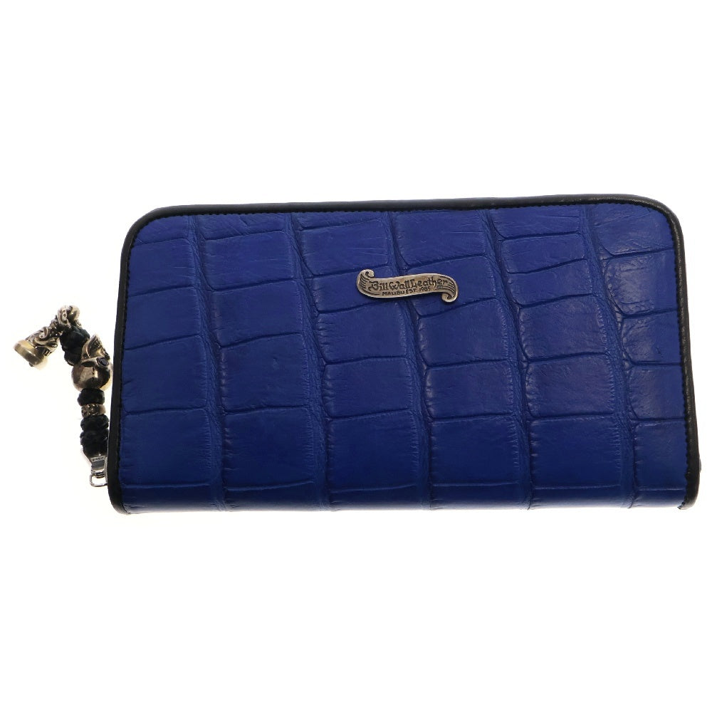 Bill Wall Leather/BWL(ビルウォールレザー) CUSTOM ALLIGATOR ZIP WALLET C350 BEAD DOVE BELL PENDANT ロンワンズ ドーヴベル ヴィンテージスカル カスタム アリゲーター ウォレット