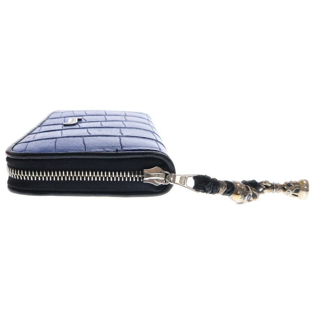 Bill Wall Leather/BWL(ビルウォールレザー) CUSTOM ALLIGATOR ZIP WALLET C350 BEAD DOVE BELL PENDANT ロンワンズ ドーヴベル ヴィンテージスカル カスタム アリゲーター ウォレット
