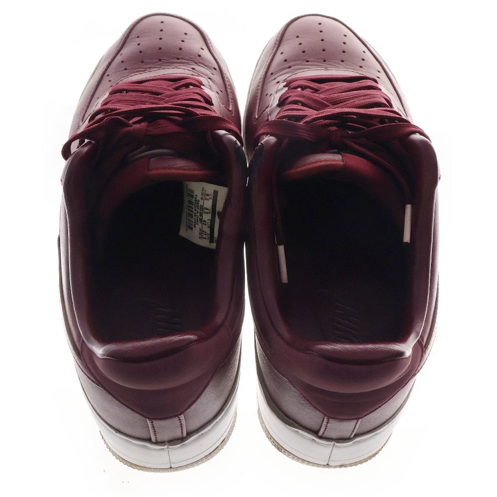 NIKE(ナイキ) LAB AIR FORCE 1 LOW LIGHT MAROON ラボ エアフォース 1 ライトマルーン ローカットスニーカー ボルドー US9.5/27.5cm 555106-661