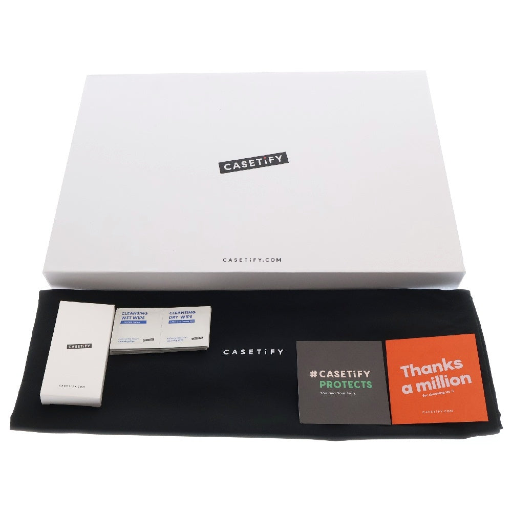 WIND AND SEA(ウィンダンシー) ×CASETiFY MACBOOK SLEEVE IRIDESCENT ケースティファイ マックブックスリーブ クラッチバッグ プリズム マルチカラー