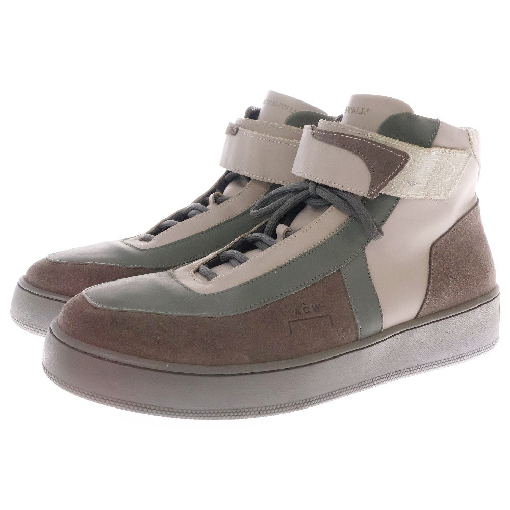 A-COLD-WALL(アコールドウォール) Corbusier Hi コルビュジエ ハイカットスニーカー グレー AWCUF004WHL